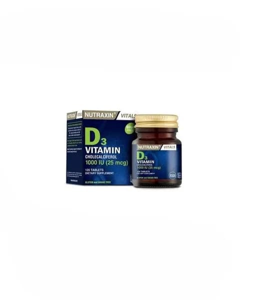 Nutraxin Витамин D3 1000 МЕ, 120 таблеток
