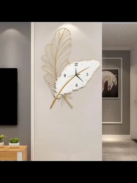 OFC Настенные часы железные 55 см х 78 см электронные