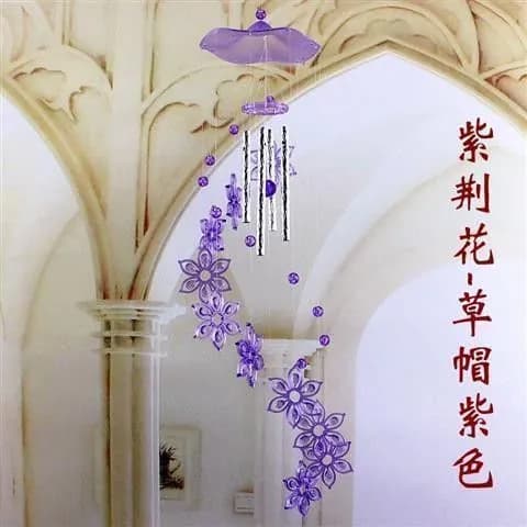 Музыка ветра колокольчики для улицы, ветряной колокольчик, из акрилата, 78 см
