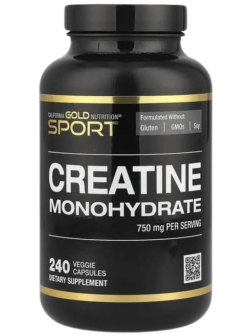 Креатин моногидрат 240 капсул 750 мг Creatine Monohydrate СШ…