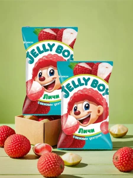жевательный ORION Jelly Boy со вкусом личи, 66г