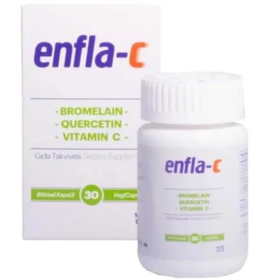 Пищевая добавка Enfla-C, 30 капсул