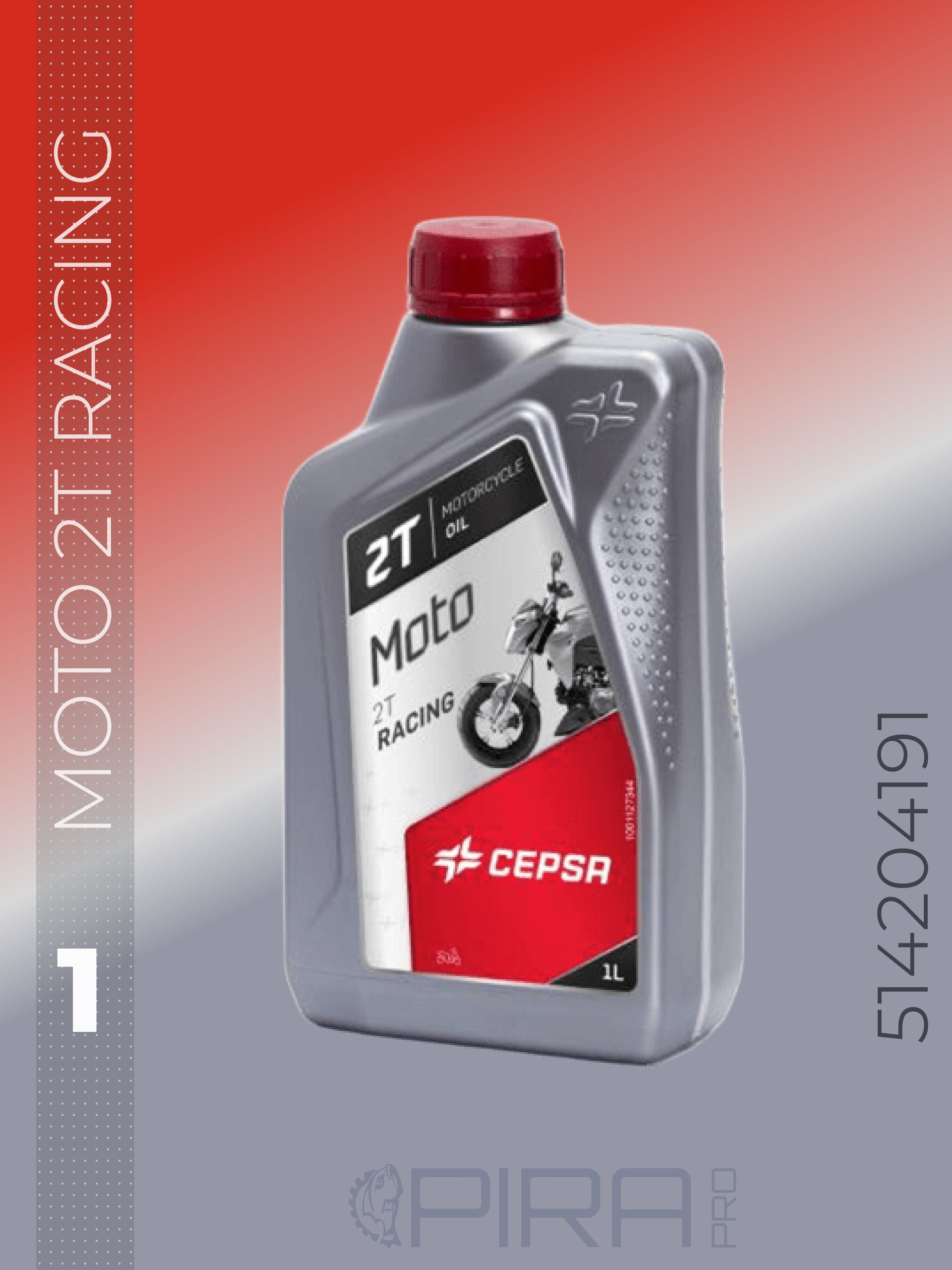 CEPSA MOTO 2T RACING Масло моторное, Синтетическое, 1 л