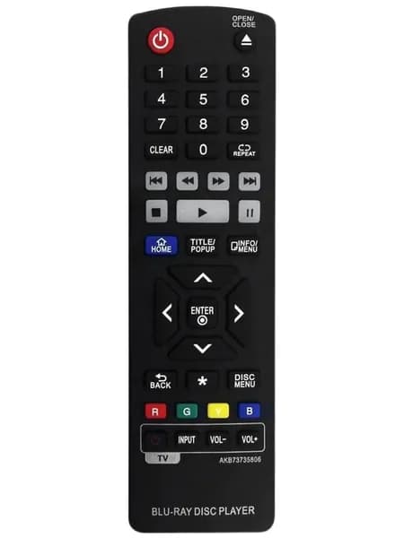 Заменить пульт дистанционного управления AKB73735806 для Blu-Ray плеера UBK90 BP330 BP430