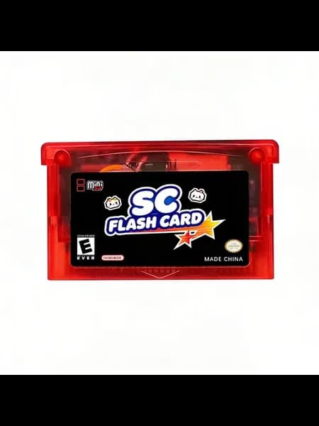 Красная Mini SC Flash Card для GBA GBC GB NES
