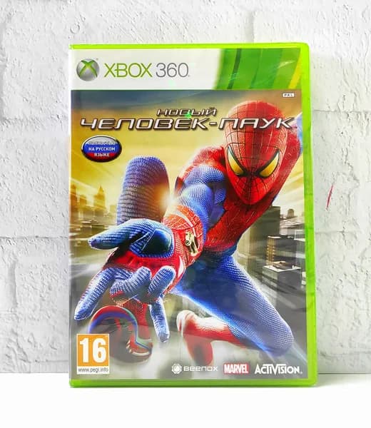 The Amazing Spider Man Новый Человек Паук Полностью на русском Видеоигра на диске Xbox 360. Товар уцененный