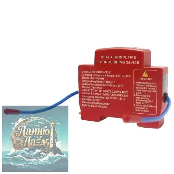 Автоматическое средство пожаротушения для электрощитов