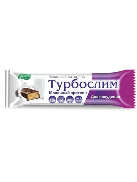 Турбослим белковый батончик Молочный протеин, 1 шт.