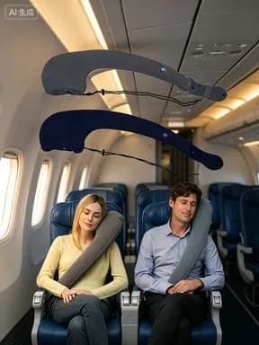 подушка для путешествий, комфорт и компактность Удобная надувная подушка для сна в дороге