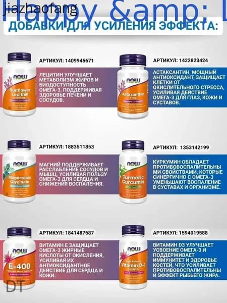 NOW Oмега-3, рыбий жир, 1000 мг, 200 капсул/Omega-3 Fish Oil