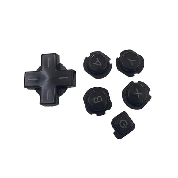 Комплект кнопок ABXY и D-Pad для Nintendo 3DS, Черный