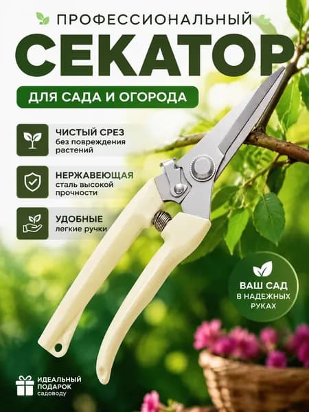 Садовые ножницы, лезвиеНержавеющая сталь