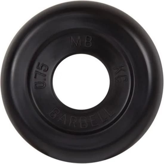 Блин для штанги MB Barbell Стандарт, 0,75 кг, 26 мм (MB-PltB26-0,75)