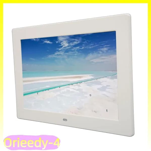 10 Inch Digital Photo Frame, Удобный обмен контентом и простая установка, для ежедневного использования дома Белый европейский стандарт