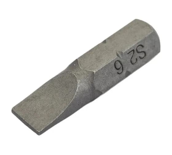 Вставка-бита 1/4"DR шлицевая, SL6, 25 мм БМ