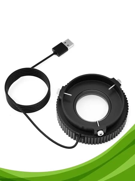 Портативное USB-светодиодное кольцо для микроскопа с поляризацией