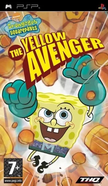Игра SpongeBob Squarepants The Yellow Avenger PSP Диск на PS Portable