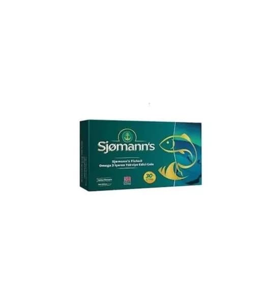Sjomann's Omega-3 High 30 Жевательные Гелевые Таблетки