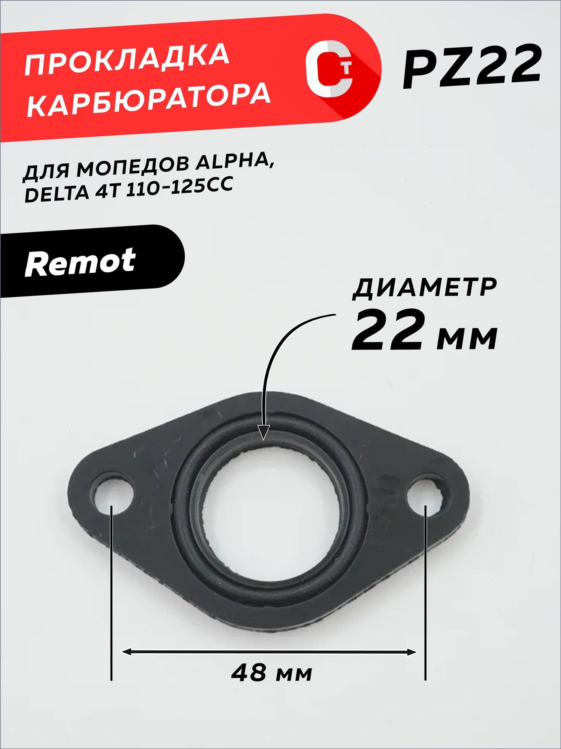 Прокладка карбюратора PZ22