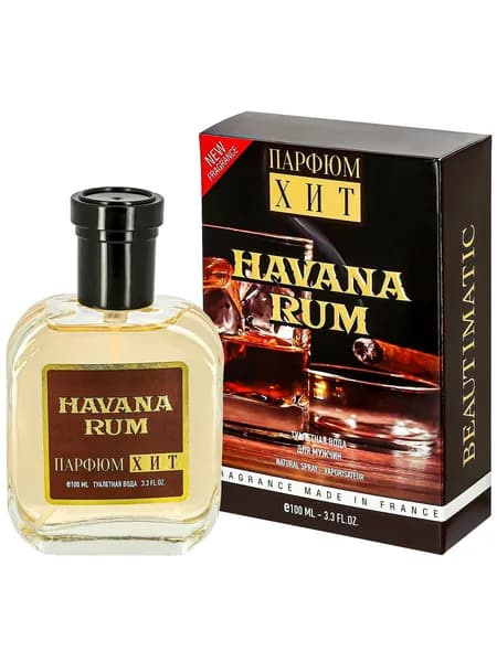 КПК-Парфюм Туалетная вода мужская пряно-древесный аромат Havana Rum 100мл