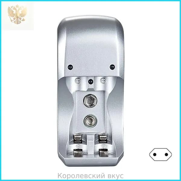 Зарядные устройства на 2 слота для перезаряжаемых батарей AA 9V NiMH/NiCd, EU