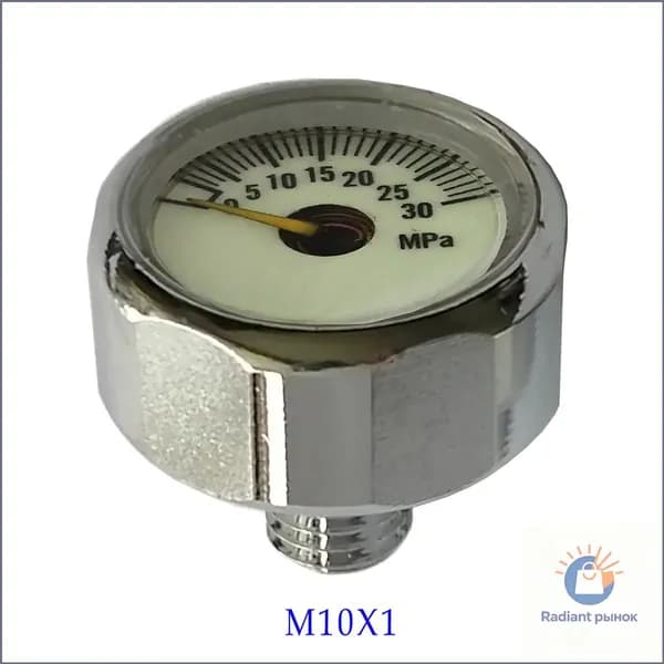 2 шт. 30 МПа резьба M10 * 1 Манометры для высоконапорных насосов PCP-пейнтбола 1-дюймовый мини-манометр для воздуха и дайвинга