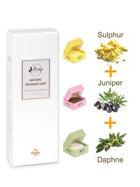 Набор подарочный мыло "Sulphur + Juniper + Daphne" - 3x120гр
