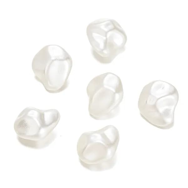 Бусины жемчуг барочный искусственный18.5x20mm,10шт для рукоделия и создания украшений.