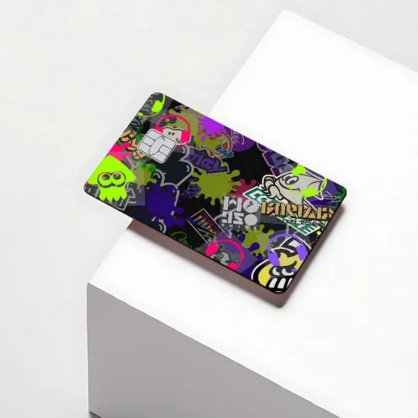 Splatoon 2 Сплатун 2 Наклейка для банковской карты
