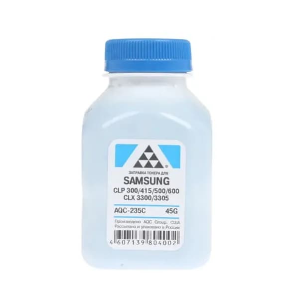 Тонер AQC для SAMSUNG Cyan (фл. 45г) AQC-235C