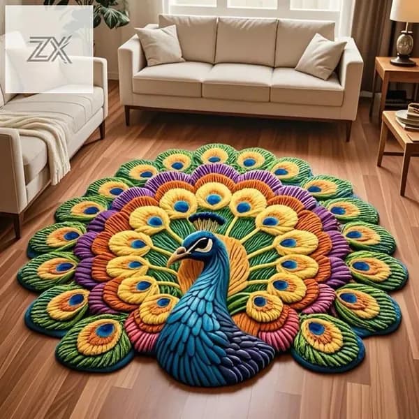 Коврик придверный Розы 3D 80x80 см