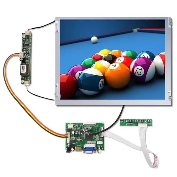 Wisecoco Пиксельный экран ЖК-панель 12.1" TFT 800*600 G121SN01 V3 экранная панель hvga 2AV плата драйвера 400cd/m⊃2; срок службы 50K часов, коричнево-красный