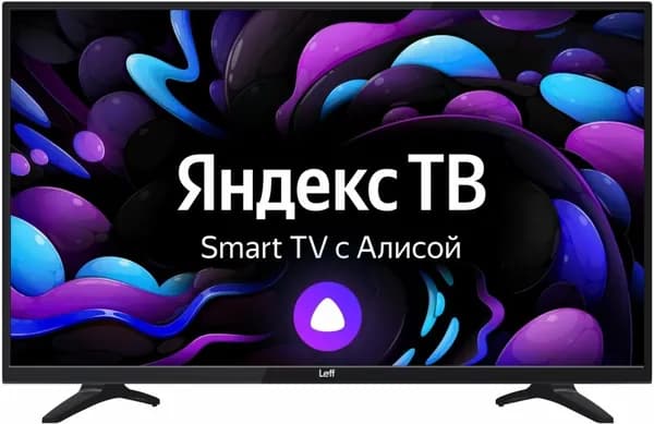 Leff Телевизор 32" Full HD, черный