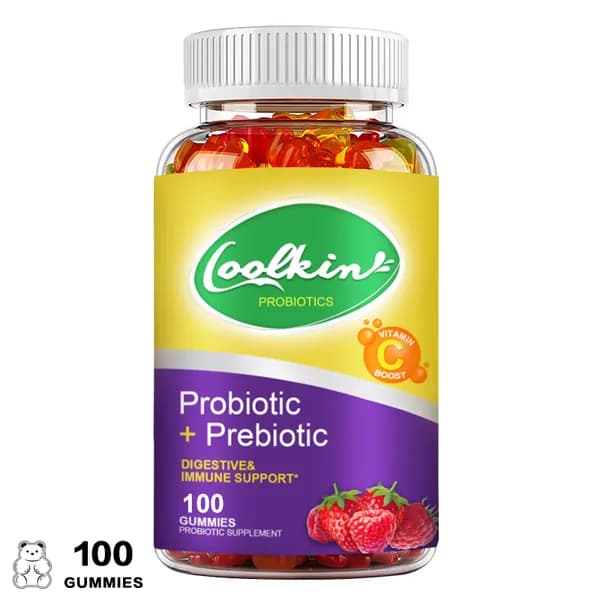 Coolkin - Пробиотические + Пребиотические жевательные конфеты - Поддерживает здоровье кишечника и иммунной системы, способствует пищеварению и снимает вздутие живота