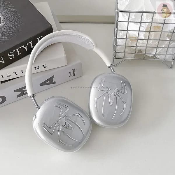 Защитный чехол для наушников AirPods Max с дизайном "Паук", накладки в стиле Y2K