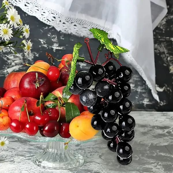 Виноград искусственный, Фрукты декоративные. набор 1 шт.