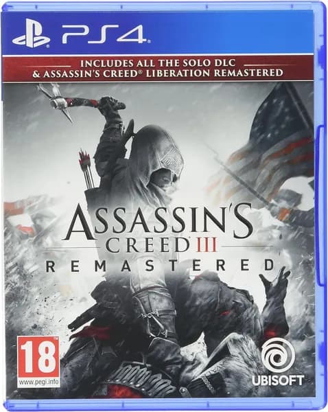 Игра Assassin's Creed 3 remastered (PlayStation 4, Русская версия)
