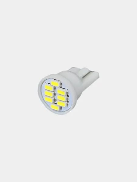 Лампа авто LED T10 smd 8 3014 12v белый