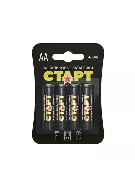 СТАРТ Батарейка AA, L (щелочной) тип, 1,5 В, 8 шт