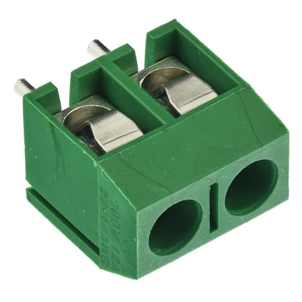 5шт, Клеммник 301-5.00-02P, шаг 5мм, 2конт, 300В, 10А