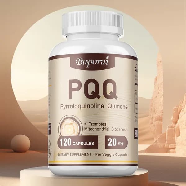 Бупорай - добавка PQQ, 20 мг - способствует митохондриальной биогенерации, повышает уровень клеточной энергии, поддерживает здоровье мозга и обладает антиоксидантными свойствами.