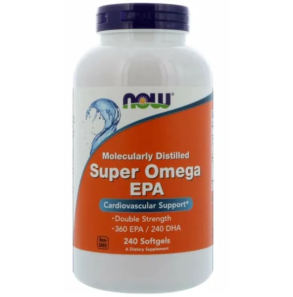 Супер Омега 3 Super omega EPA 720/480 240 капсул (NOW)