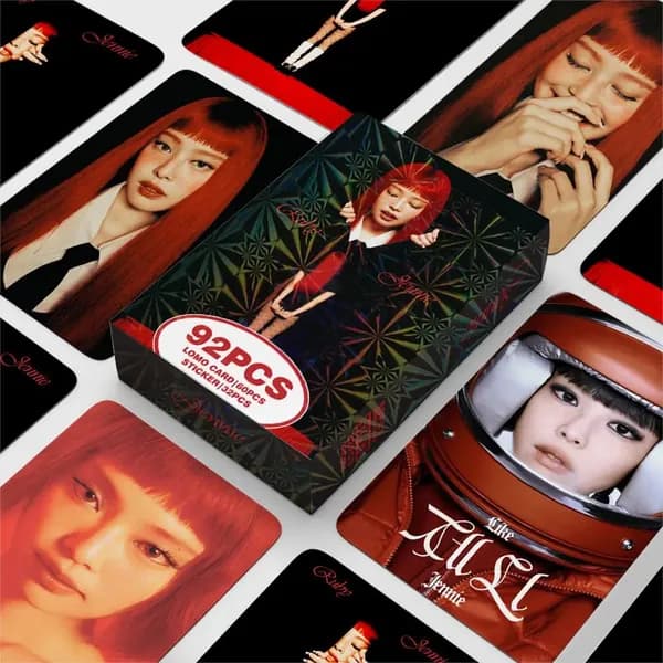 KPOP 92шт/коробка BLACKPIN SOLO JENNIE Фотокарточки Ruby Коллекционная карточка