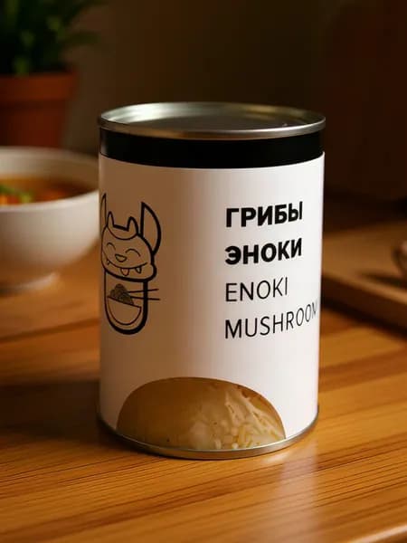 Грибы Эноки Вкус Азии "Золотые нити" 400 г, Китай