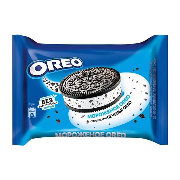 Мороженое Сэндвич Ванильное с кусочками печенья 130 мл Oreo