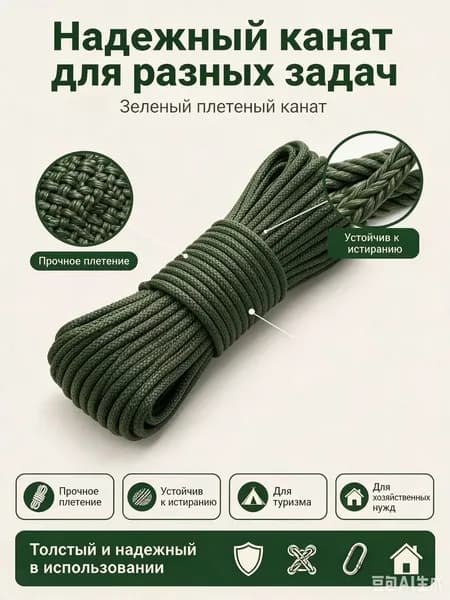 Трос туристический