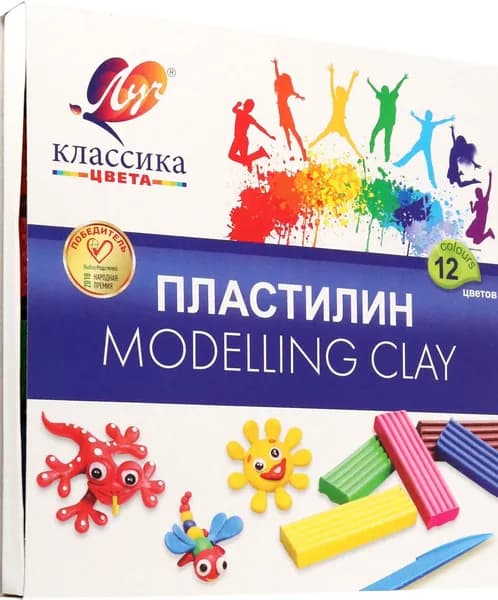 Пластилин Детство, 12 цветов