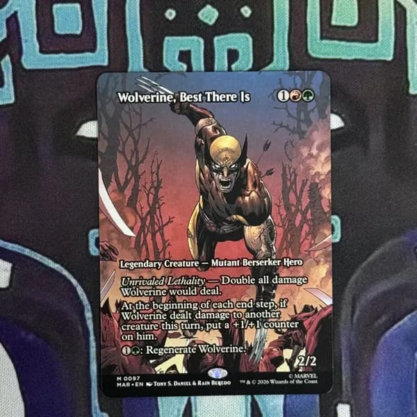 Кастомные прокси-карты высокого качества, MTG PROXY CARDS фойловые карты не, стандартный размер Wolverine, Best There Is MAR #97