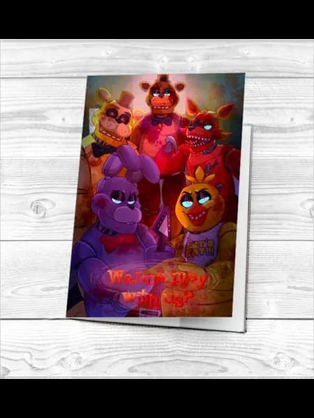 Картхолдер экокожа FNAF, 5 ночей с Фредди