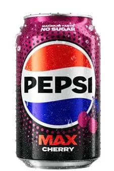 Напиток б/а газированный Pepsi MAX Cherry no sugar, 330мл